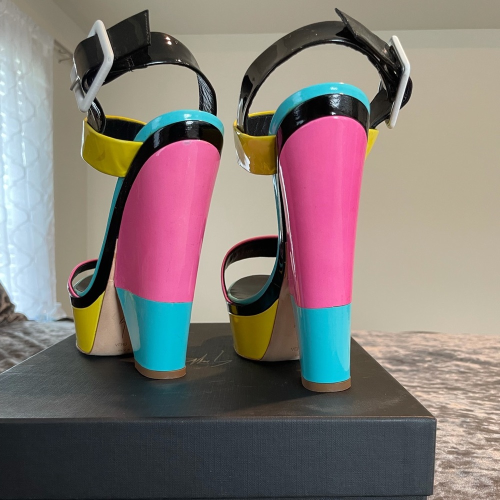 Giuseppe Zanotti Size 40 1/2 Multi Color - image 7